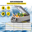 47.5QT Mini Portable Compact 12V Car Refrigerator Freezer Cooler, 45L (SAK68145)