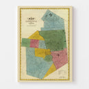 Vintage Map of Lewis County, New York 1829