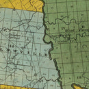 Vintage Map of Lewis County, New York 1829