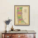 Vintage Map of Seneca County, New York 1829