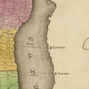 Vintage Map of Seneca County, New York 1829