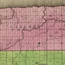 Vintage Map of Orleans County, New York 1829