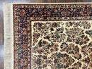 Karastan Rug 5.9 x 9 Ivory Sarouk