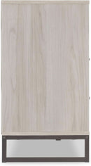 Socalle 59 Inch Beige 6 Drawer Dresser Engineered Wood