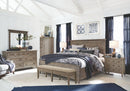 Paxton Place - Complete Panel Bed With Regular Rails