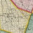 Vintage Map of Oswego County, New York 1840
