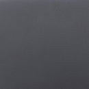 29" Gray And Black Solid Wood Swivel Backless Bar Height Bar Chair