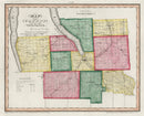 Vintage Map of Tompkins County, New York 1840