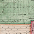 Vintage Map of Monroe County, New York 1840