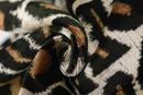 Leopard Pattern Velvet Pillow - 16x16 in