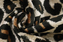Leopard Pattern Velvet Pillow - 16x16 in