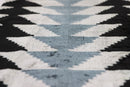 Handmade Black Gray Chevron Velvet Pillow – 16x24 in Luxury Accent