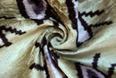 Surreal Eye Pattern Velvet Pillow – Handmade 16x24 Lumbar