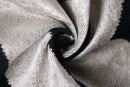 Chevron V Black & White Velvet Pillow – 16x16 Modern Handmade Throw Cushion