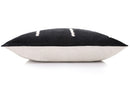 Handmade Black Silk Velvet Pillow 20x20 – Minimalist Modern Designer Cushion