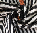 Black Ivory Rust Geometric Silk Velvet Lumbar Pillow – 16x24 Handmade Luxury Cushion