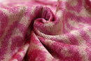 Rose Silk Velvet Pillow 16x24 Handmade Luxury Lumbar Cushion