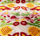 Luxury Floral Silk Velvet Lumbar Pillow 16x24 | Handmade & Vegetable Dyed