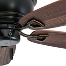 Oil Rubbed Bronze 52 Inch Ceiling Fan Reversible Motor
