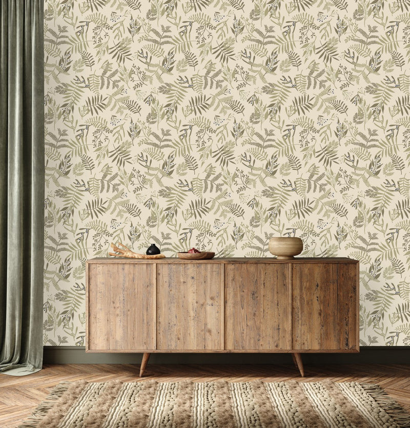 Vintage Leaves Wallpaper