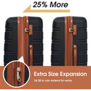 Hardshell Luggage Sets 4 pcs + Bag Spinner Suitcase with TSA Lock Lightweight-16"+20"+24"+28" Luggages