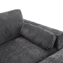 [VIDEO]86.5'' Chenille Modular Sectional Sofa with Storage Pockets, 5 Seat U Shaped Couch Set with Pillows,Free Combination,Modern Cloud Sofa with 2 Movable Ottoman for Living Room,Apartment,3 Colors