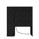 Computer Desk with Hutch & Bookshelf,Wood Executive Desk Teens Student Desk Writing Laptop Home Office Desk with Drawers,3 AC Outlets and 2 USB Charging Ports,Study Laptop Table for Home