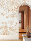 Contour of Asters Wallpaper