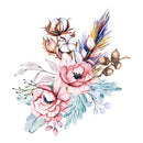 Cotton and Acorns Wallpaper