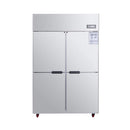 48-Inch Commercial 33 Cu.Ft Stainless Steel Reach-In Refrigerator With Four Split Doors (SAK83046)