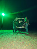 Solar Green Light for Hunting Hogs Deer,Fish light -15,000lumens