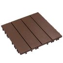 76-Pack 11.42'x11.42' Plastic Interlocking Deck Tiles - 68.80 Sq.Ft Outdoor Plastic Flooring  Super Durable & Waterproof  All-Weather Indoor/Outdoor Use  Eco-Friendly Non-Toxic Material