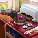 Kids Kitchen Playset With Interactive Lights Brown