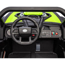 24V Two-Seater Kids Ride On UTV W/Parents Remote Control,Four-Wheel Suspension,Slow Start,Large wheel design,Anti-collision bar,Storage space,Music,USB,Bluetooth,Volume control,LED lights for Kids 3+.