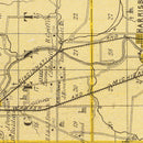 Vintage Map of Grant County, Indiana 1876