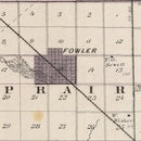 Vintage Map of Benton County, Indiana 1876