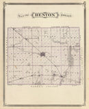 Vintage Map of Benton County, Indiana 1876