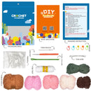 Tulips in Bloom. Potted Flower Amigurumi DIY Crochet Kit Wizardi F07N8-M30