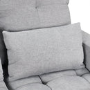 110.2' Oversized U-shaped Sofa Versatile Sectional Sofa Pull-out Sofa Bed with Double Storage Chaise Lounges and Two USB Ports for Living Room,Gray