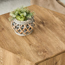 MDF material hexagonal coffee table with drawers.Made of high-quality materials,Adopting a unique hexagonal design,simple and elegant without losing personality.