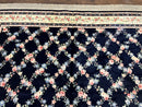 Karastan Rug 8' 8" x 12" Garden of Eden Collection Ebony Trellis