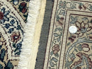 Persian Rug 8x11, Belgium Power Loomed Rug, Kirman Lavar Floral Design, Vintage Rug