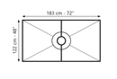 48" x 72" Shower Conversion Kit by Schluter®