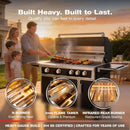 49-Inch Professional 99K BTU Outdoor Stainless Steel BBQ Grill (SAK91342)