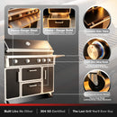 49-Inch Professional 99K BTU Outdoor Stainless Steel BBQ Grill (SAK91342)