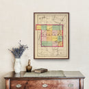 Vintage Map of Wexford County, Michigan 1873