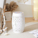 RUBY 12" SIDE TABLE - WHITE