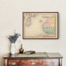 Vintage Map of Emmet County, Michigan 1873