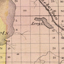 Vintage Map of Cheboygan County, Michigan 1873