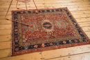4x4.5 Antique Fine Karaja Square Rug